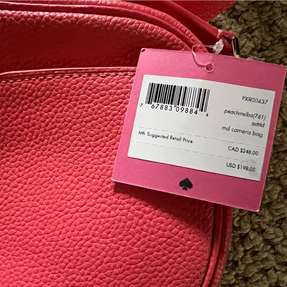 Kate Spade ‘Astrid’ Medium Crossbody Bag in Peach Melba. Never used. - Picture 4 of 4